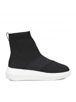 Sneakers Fessura Donna Hi-twins knit Black