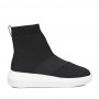 Sneakers Fessura Donna Hi-twins knit Black