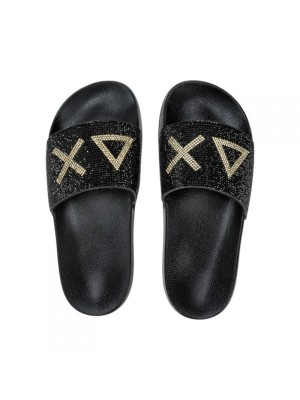 Ciabatte Sun68 Donna X35205/black Slipper stra