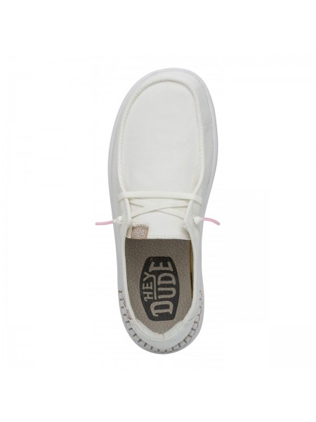 Mocassini Hey dude Donna Wendy rise Spark white