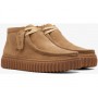 Polacchine Clarks Uomo Torhill hi Dark sand