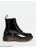 Anfibi Dr martens Unisex 1460  Black patent