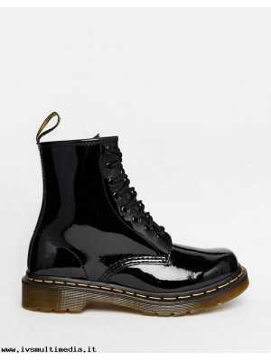 Anfibi Dr martens Unisex 1460  Black patent