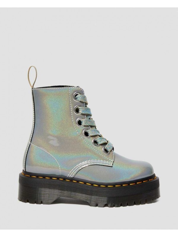Anfibi Dr martens Donna Vegan molly Silver