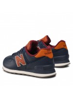 Sneakers New balance Uomo Ml574omc Blue/brown