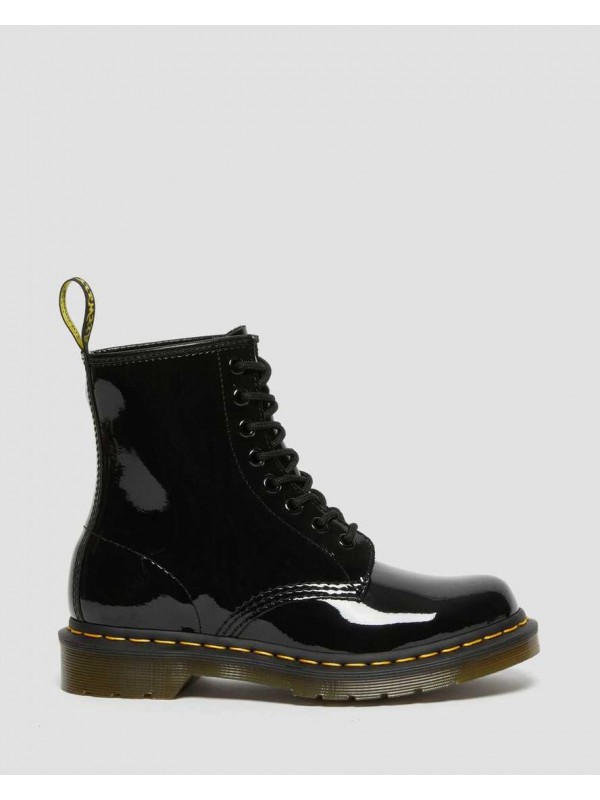 Anfibi Dr martens Unisex 1460 w Black patent Anfibi Dr martens Unisex 1460 w Black patent