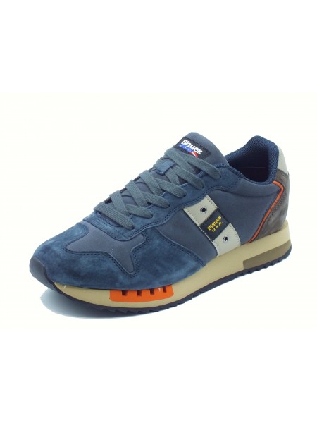 Sneakers Blauer Uomo F5queens01/wax Navy grey