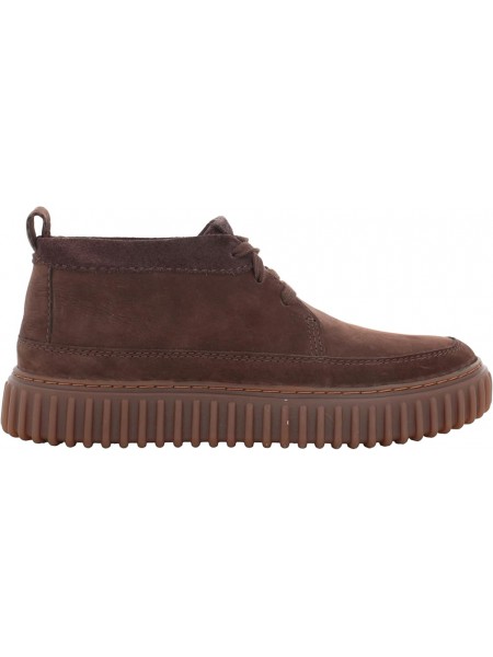 Polacchine Clarks Uomo Torhill lace hi Dark brown