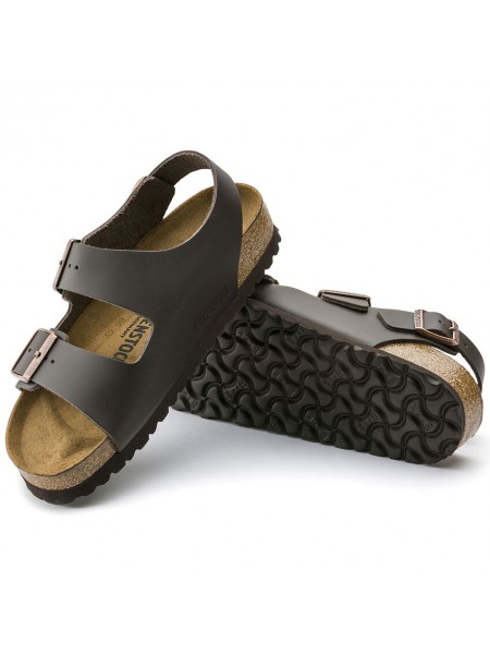 Sandali Birkenstock Uomo 034703 milano Dark brown