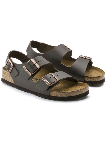 Sandali Birkenstock Uomo 034703 milano Dark brown