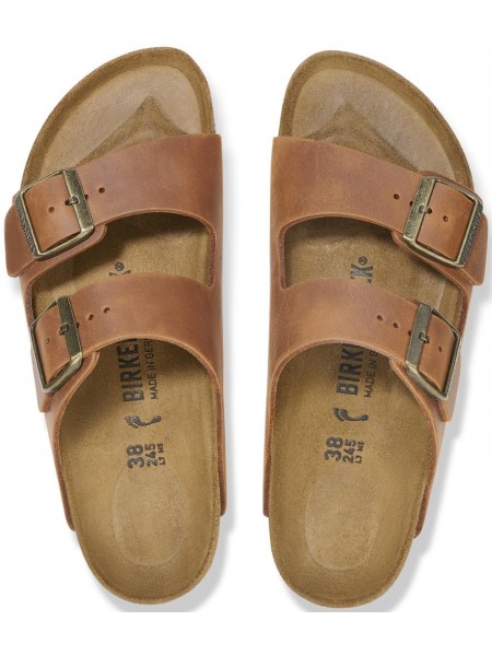 Sandali Birkenstock Donna 1028401 arizona Cognac