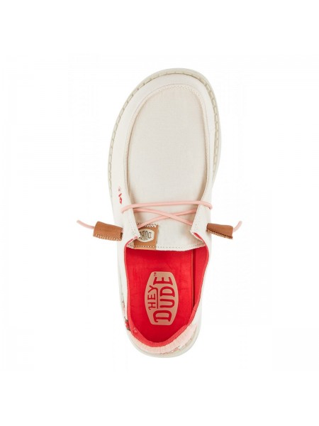 Mocassini Hey dude Donna Wendy chambray boho Natural