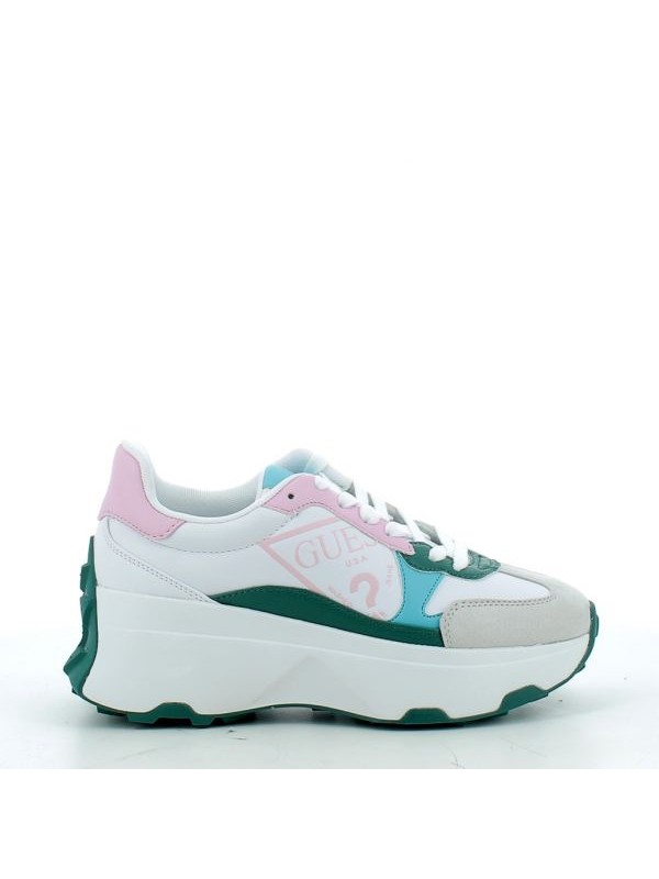 Sneakers Guess Donna Flpcb7ele12 White/green Sneakers Guess Donna Flpcb7ele12 White/green