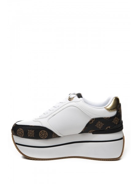 Sneakers Guess Donna Flpcm4fal12 White/brown Sneakers Guess Donna Flpcm4fal12 White/brown