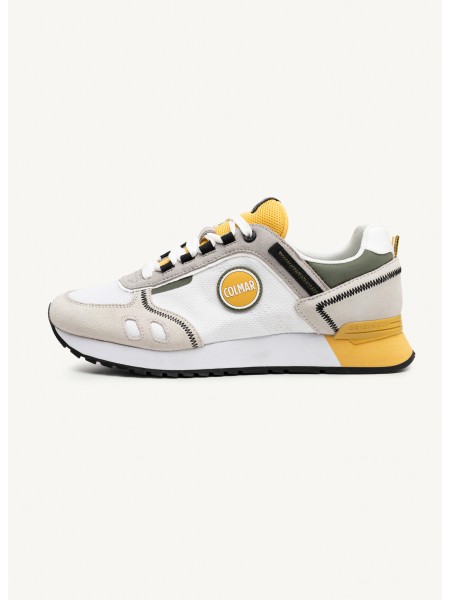 Sneakers Colmar Uomo Travis sport colors  Wht/ochre/gr
