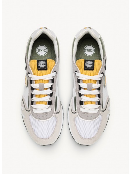 Sneakers Colmar Uomo Travis sport colors  Wht/ochre/gr
