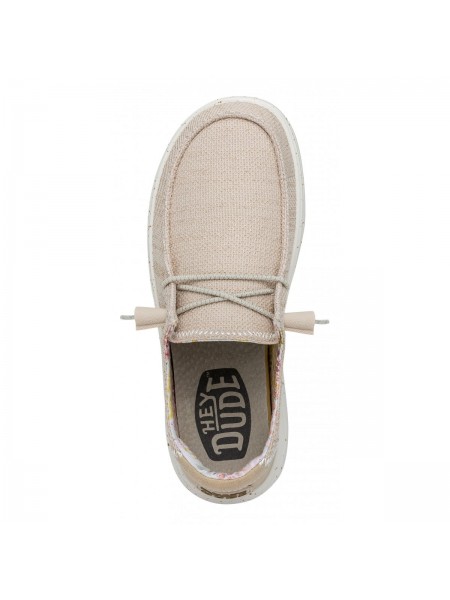 Mocassini Hey dude Donna Wendy rise stretch Dove